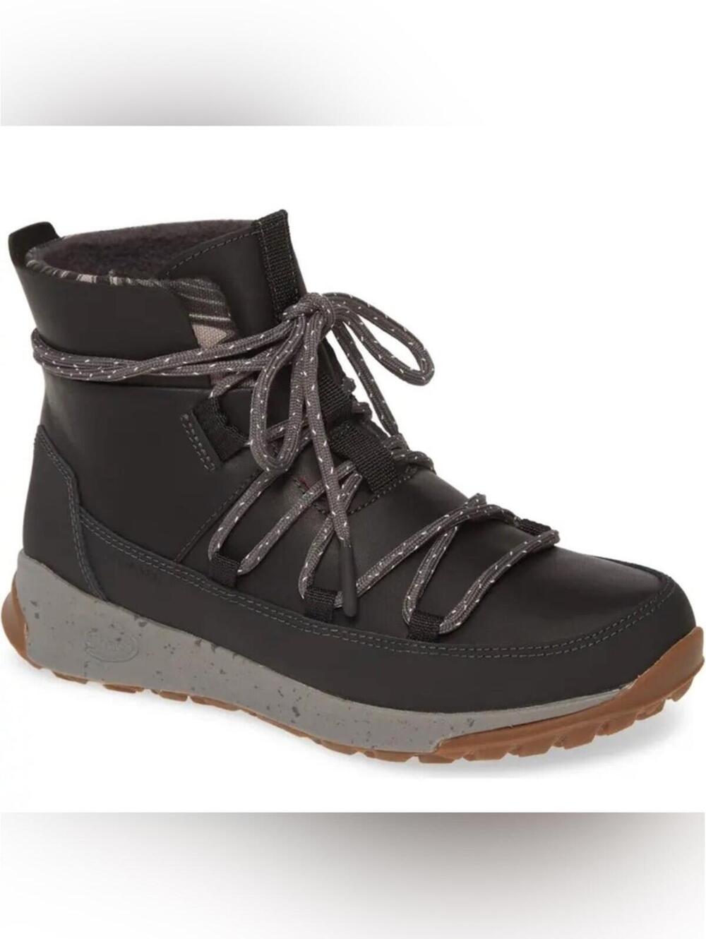 Chaco Women's Borealis Peak Waterproof Hiking Boots Black/Grey Sz 11W